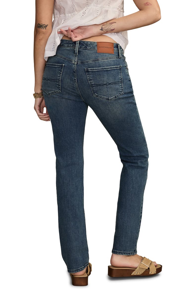 Curvy High Waist Straight Leg Jeans, Alternate, color, GEMINI