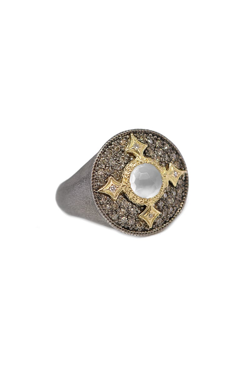 Crivelli & Chalcedony Signet Ring, Alternate, color, SILVER