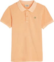 Scotch & Soda Kids' Logo Embroidered Piqué Polo
