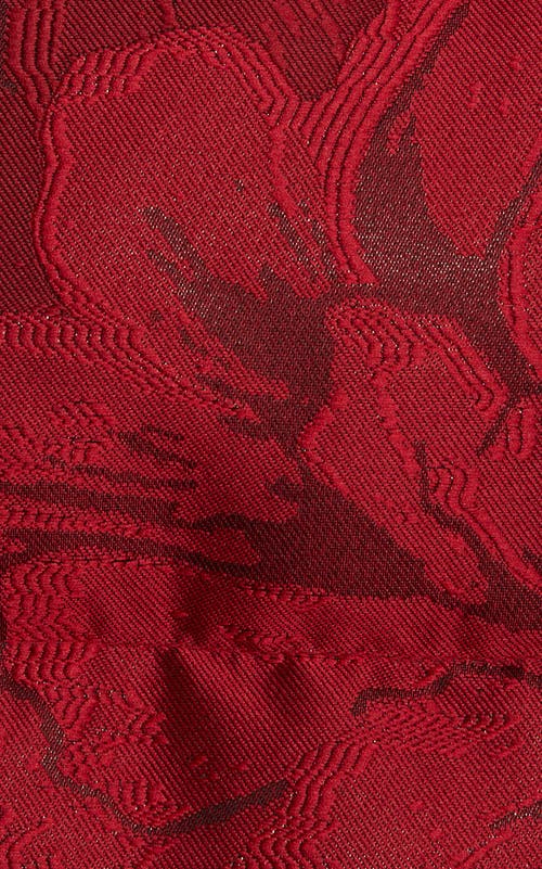 La Doublej La Comasca Puffer Bomber In Red