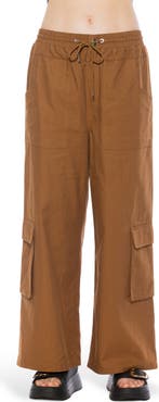 Alexia Admor Evren Drawstring Waist Cargo Pants