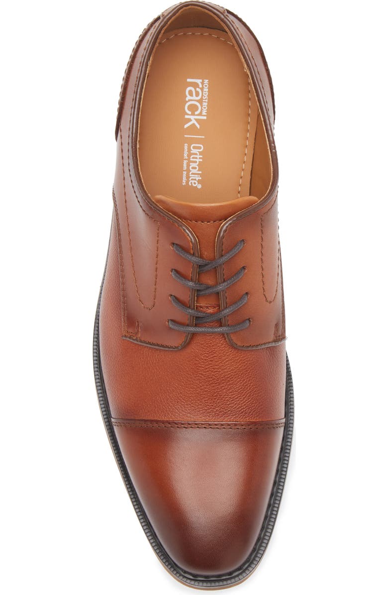 NORDSTROM RACK Hunter Cap Toe Derby, Alternate, color, Brown