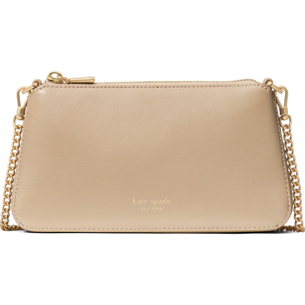 Kate Spade New York Grace Fine Grain Leather Shoulder Bag In Brown
