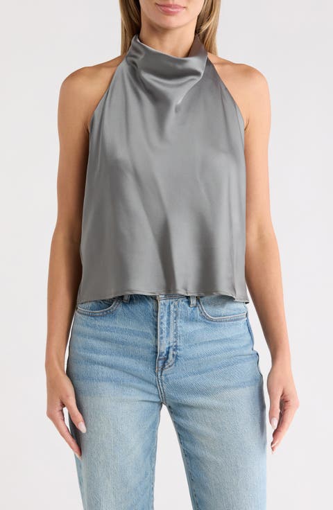 Satin Halter Top