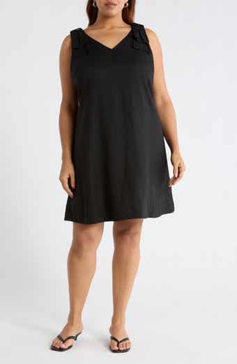V-Neck Minidress