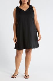 CeCe V-Neck Minidress