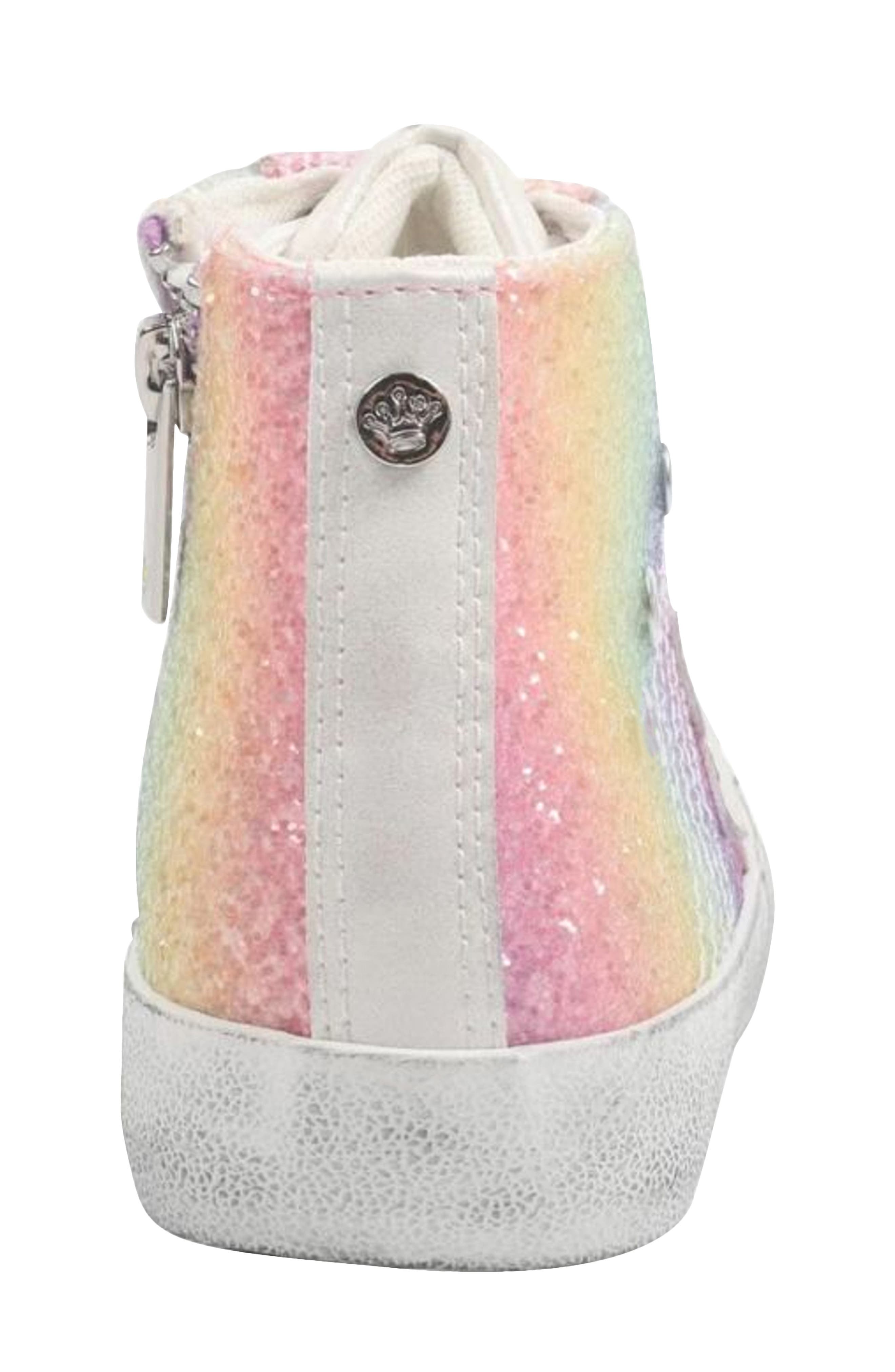 Nina Kids' Taralyn Glitter High Top Sneaker, Alternate, color, Multi Glitter
