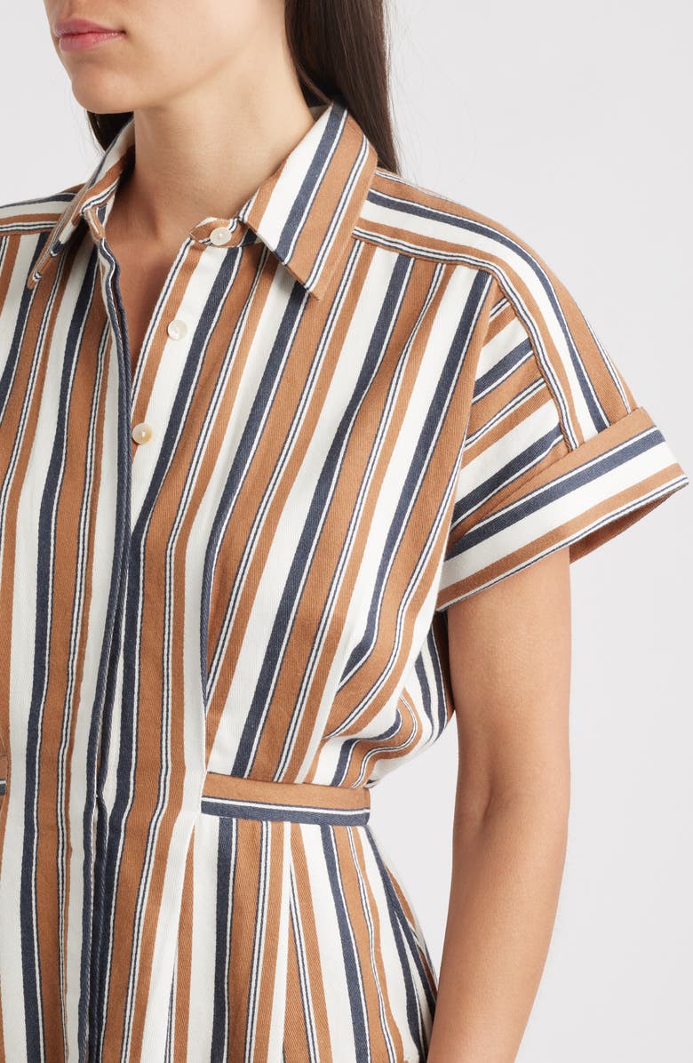 Cleobella Sable Stripe Shirtdress, Alternate, color, Giatta Stripe