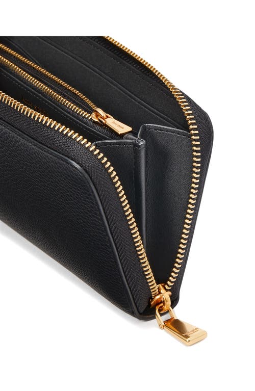 Kate Spade New York Ava Zip Around Continental Wristlet In Black
