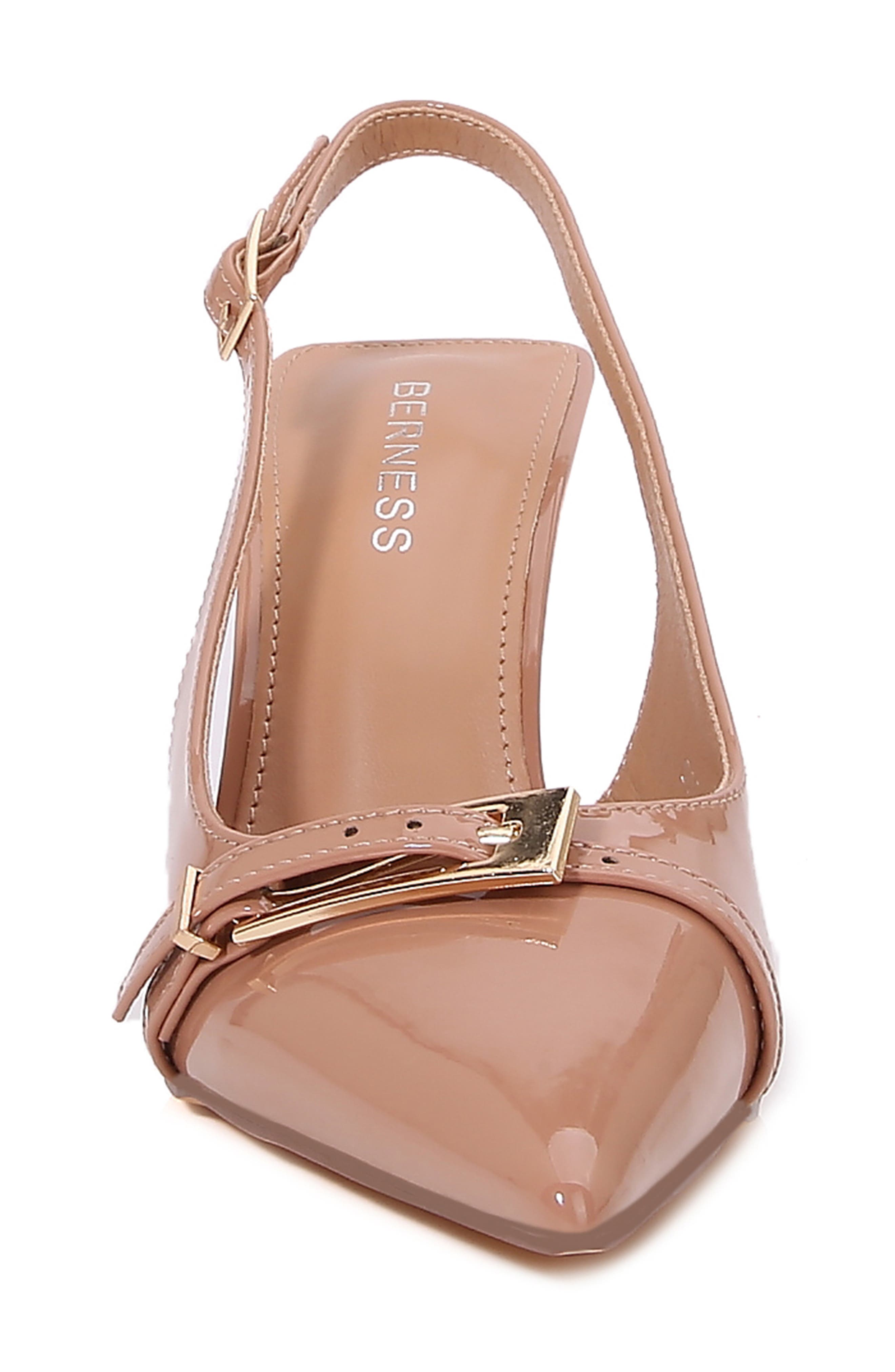 Coraline Pointed Toe Slingback Pump, Alternate, color, MOCHA