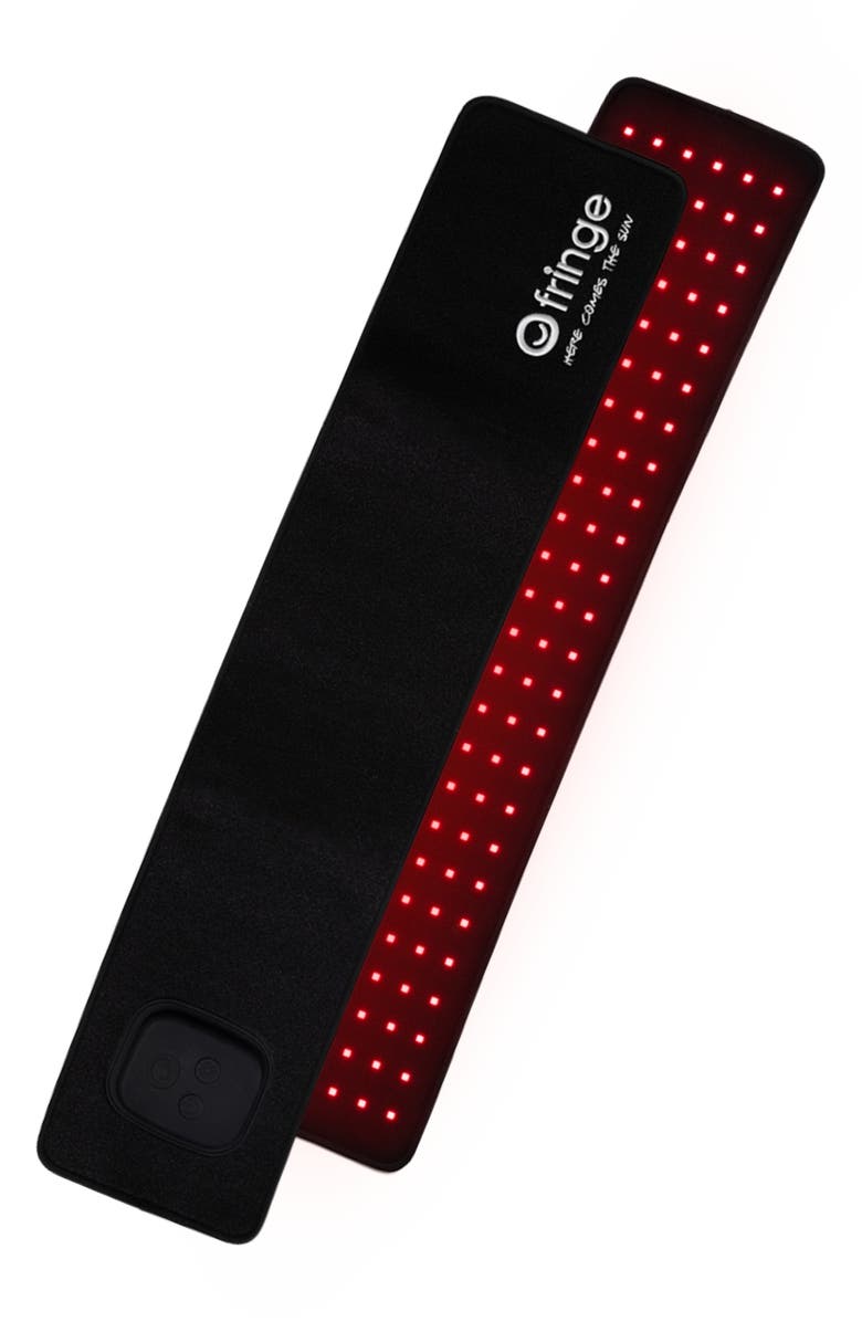 fringe Wireless Red Light Therapy Extra Long Wrap, Alternate, color, Black