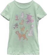 Disney Girl's Disney Adorable Classic Kitties  Graphic T-Shirt