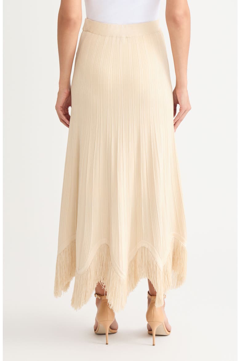 x Lani Lynn Fringe Knit Skirt, Alternate, color, PEARL