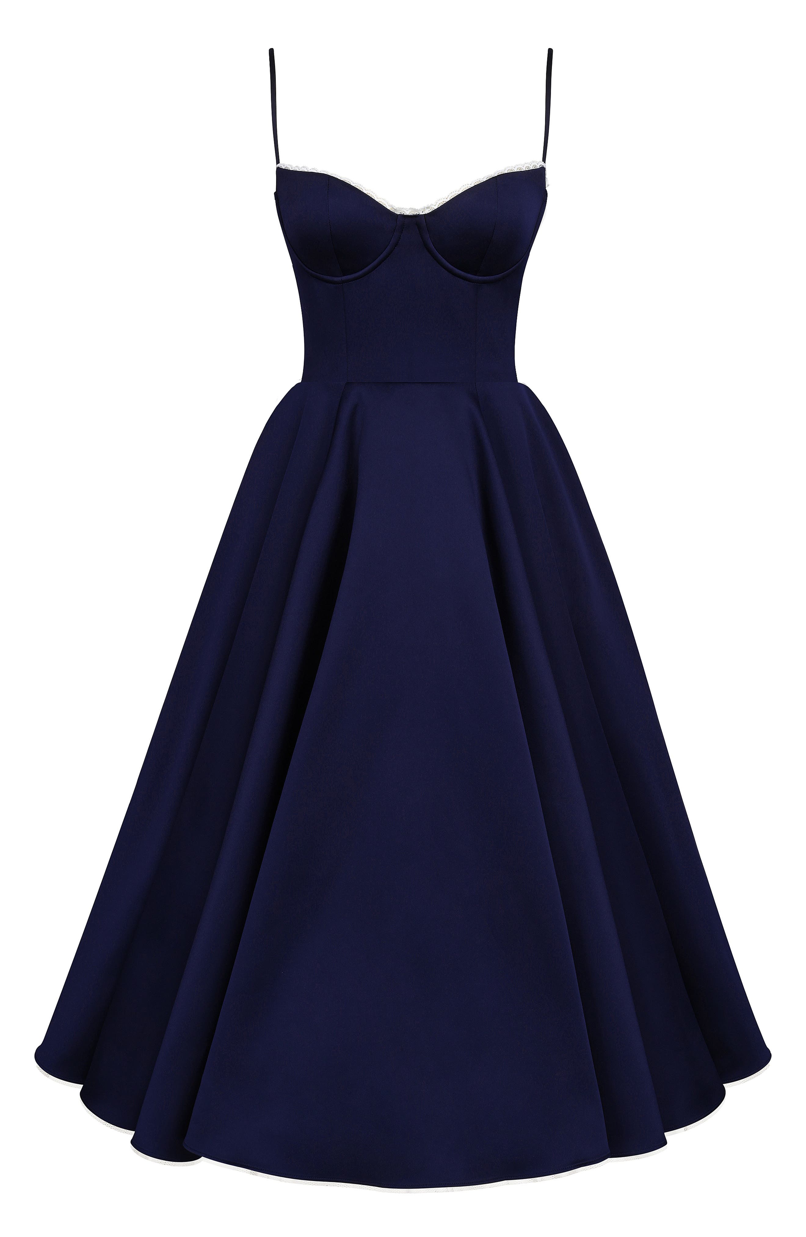mademoiselle forest green satin tulle midi dress MADEMOISELLE Forest Green Satin Tulle Midi Dress Size M/Cup A-C