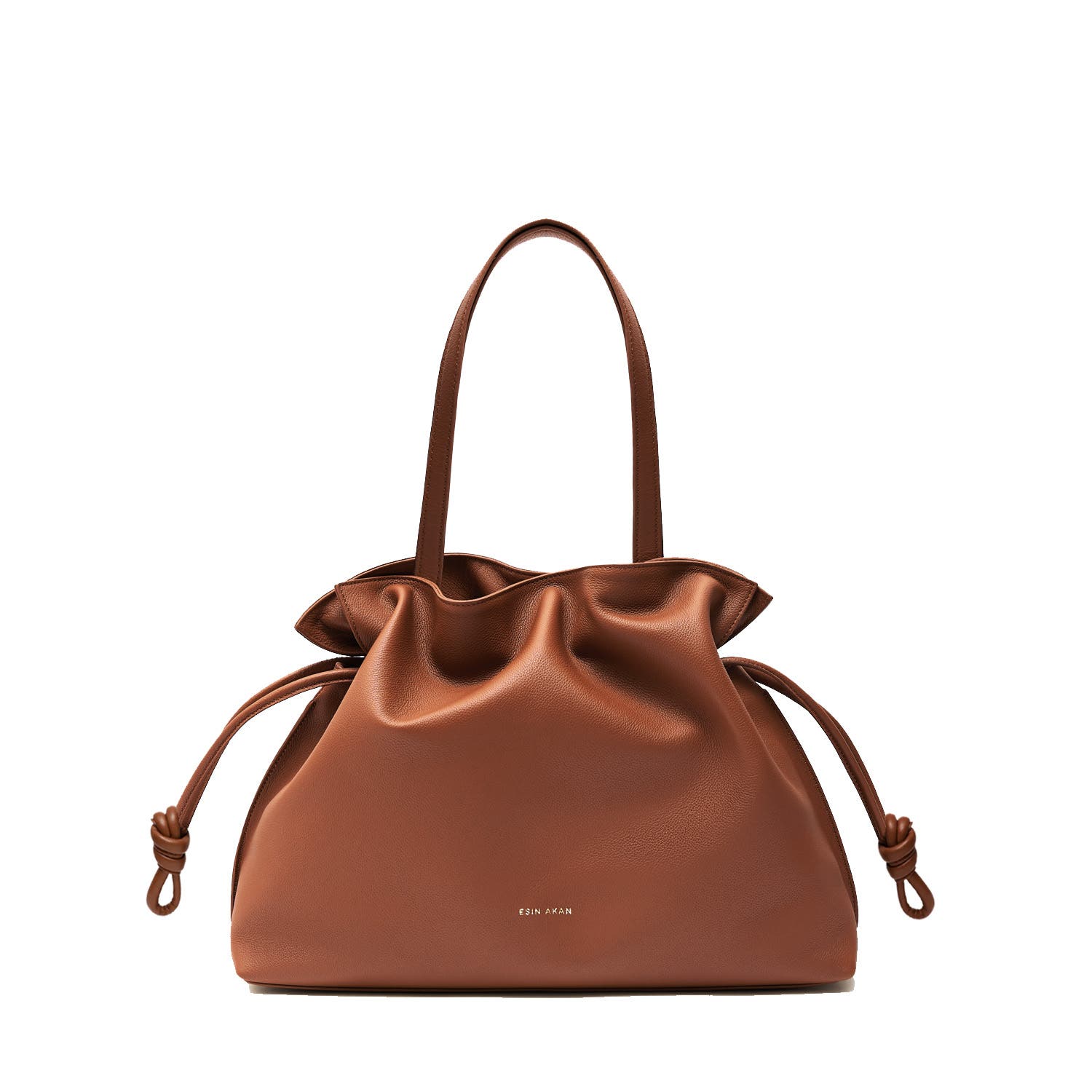 Esin Akan 2-in-1 Emma Leather Tote Bag, Alternate, color, Nutshell