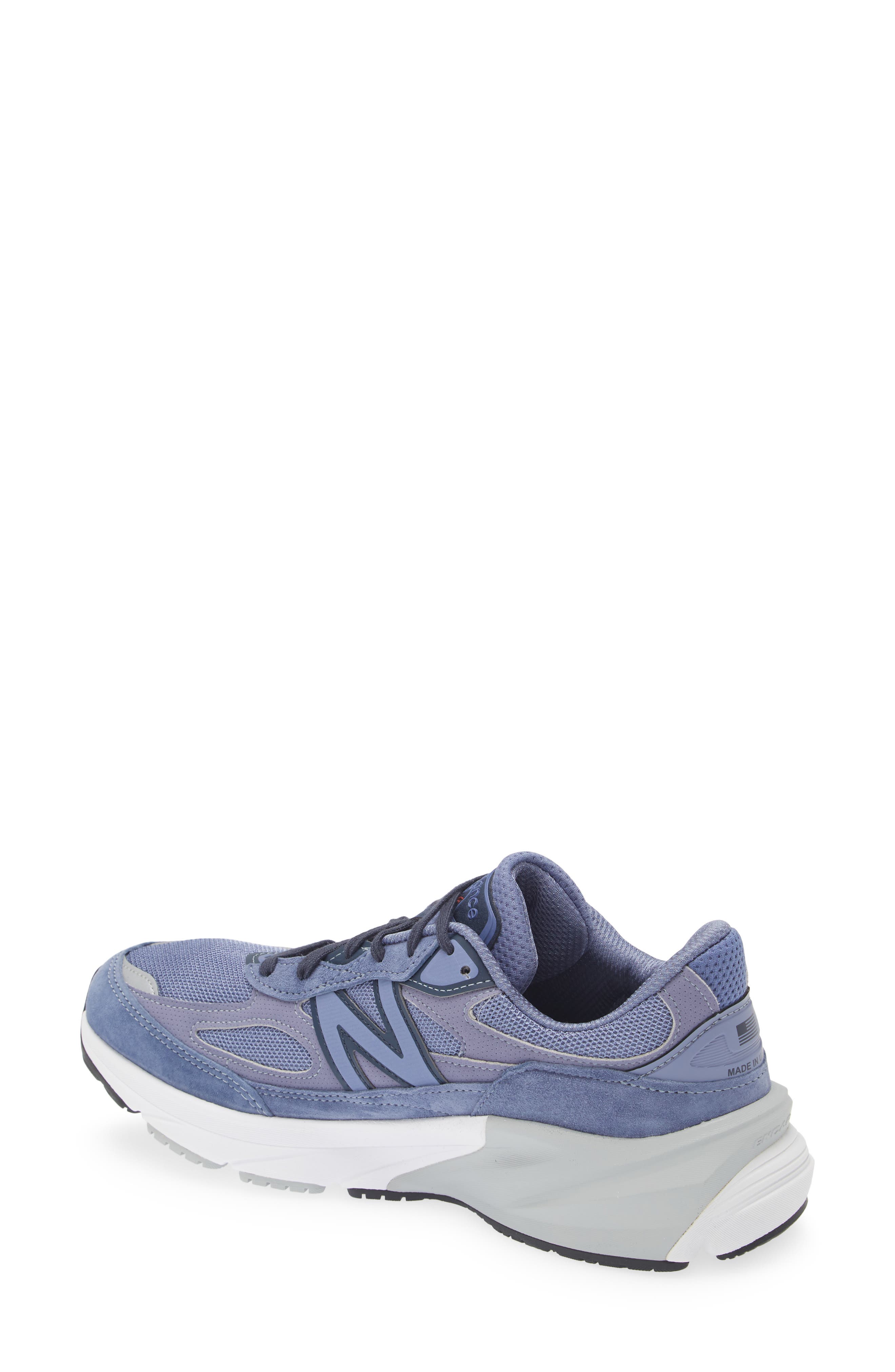 New Balance Gender Inclusive Made in USA 990v6 Sneaker, Alternate, color, Purple/ Navy