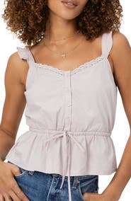 PAIGE Marsa Peplum Top