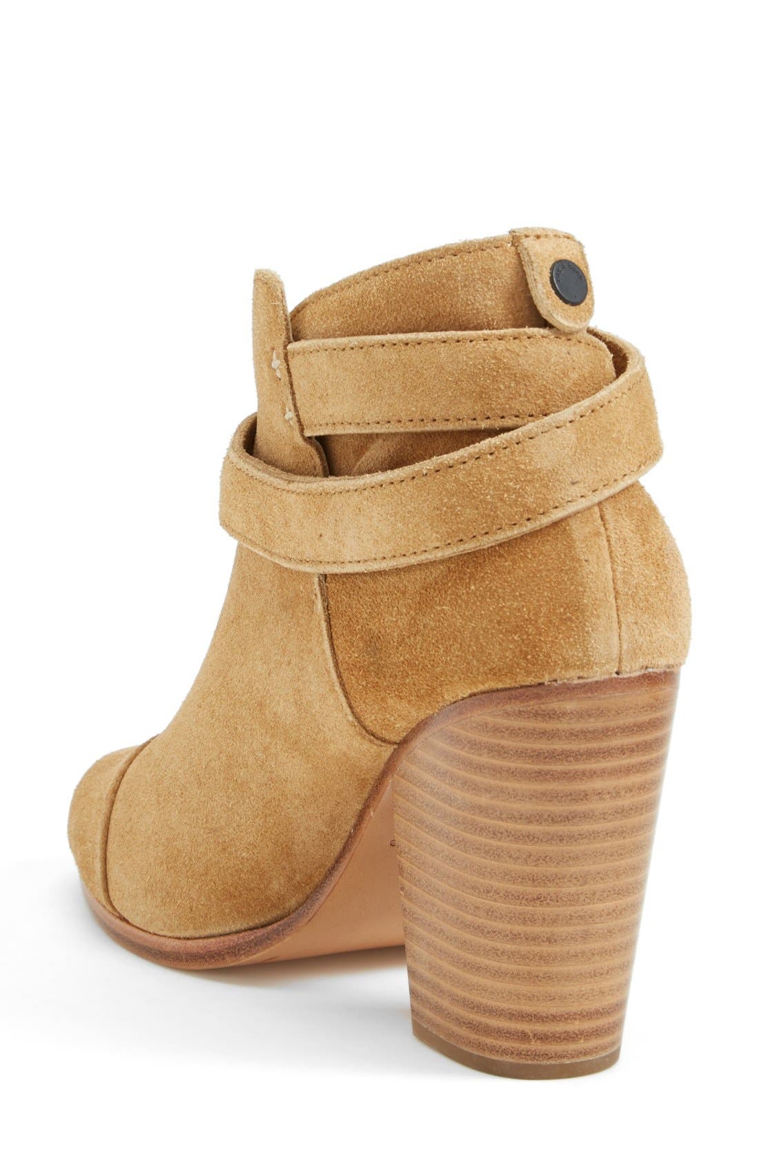 'Harrow' Suede Bootie, Alternate, color, HAZEL