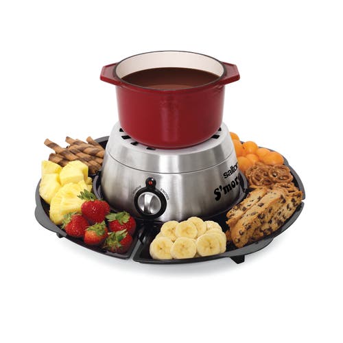 Salton S'mores & Fondue Maker Black In Black