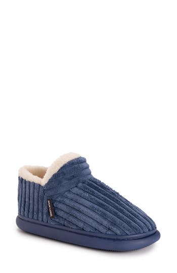 Muk Luks Aveline Slipper Bootie In Blue