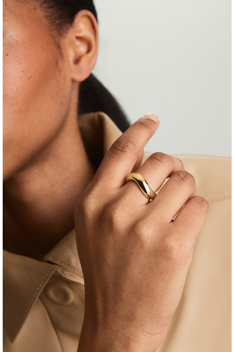 Dôme Figure Ring, Alternate, color, 18K Gold Vermeil