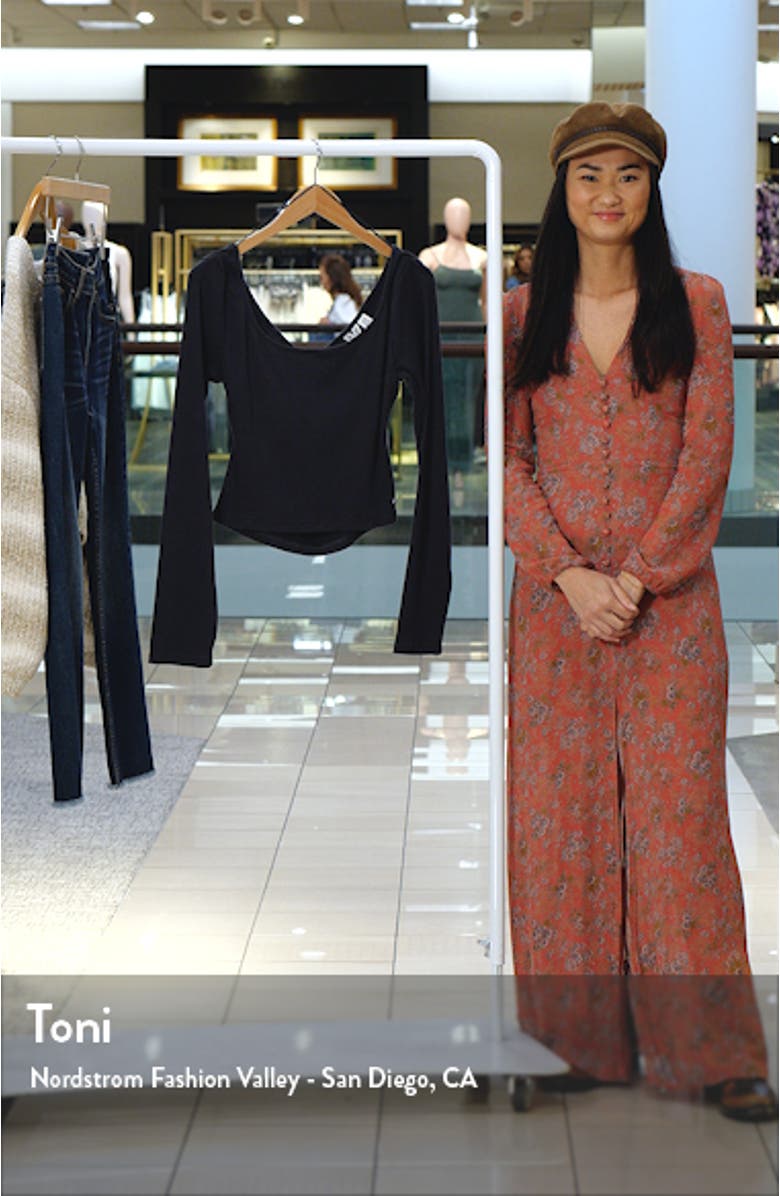 Good Keepsake Long Sleeve Crop Top