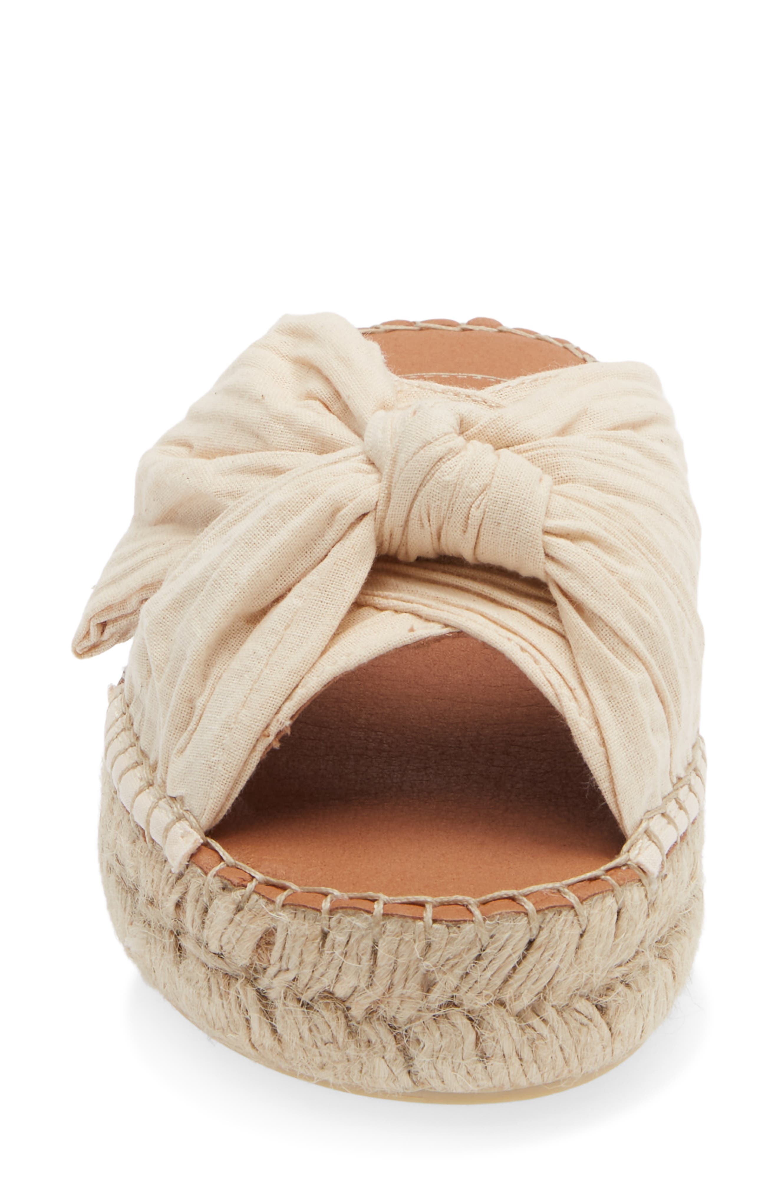 Toni Pons Elina Espadrille Slide Sandal, Alternate, color, Cream