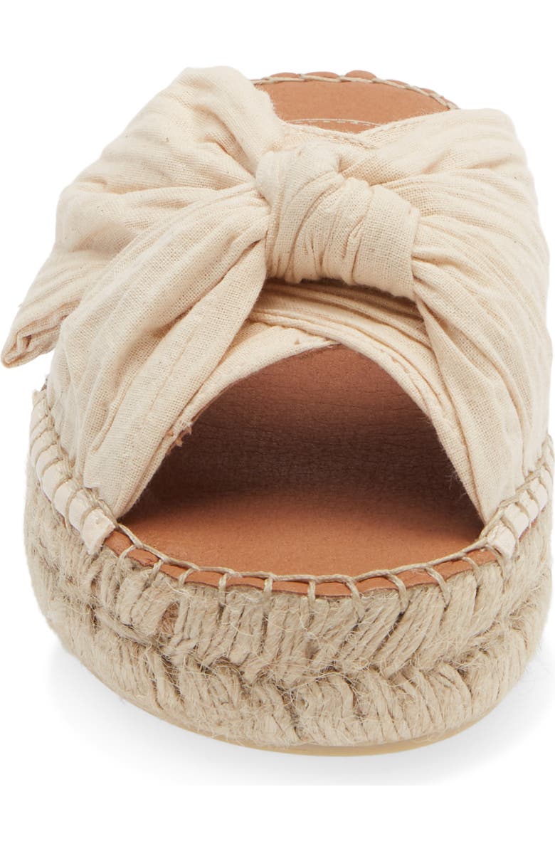Toni Pons Elina Espadrille Slide Sandal, Alternate, color, Cream