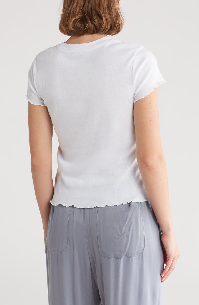 Splendid Cannes Rib Cotton Blend Top, Alternate, color,