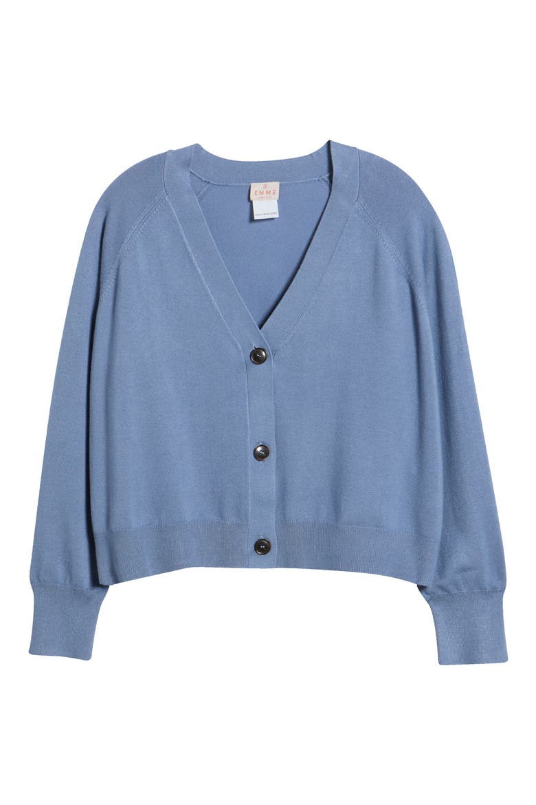 V-Neck Button Front Cardigan, Main, color, HYDRANGEA