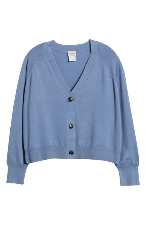 V-Neck Button Front Cardigan