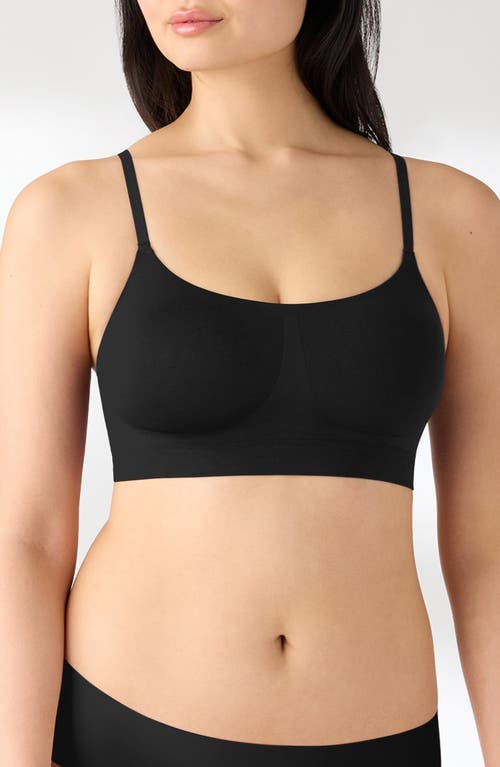 True & Co Soft Form Square Neck Wireless Bra in Black  product