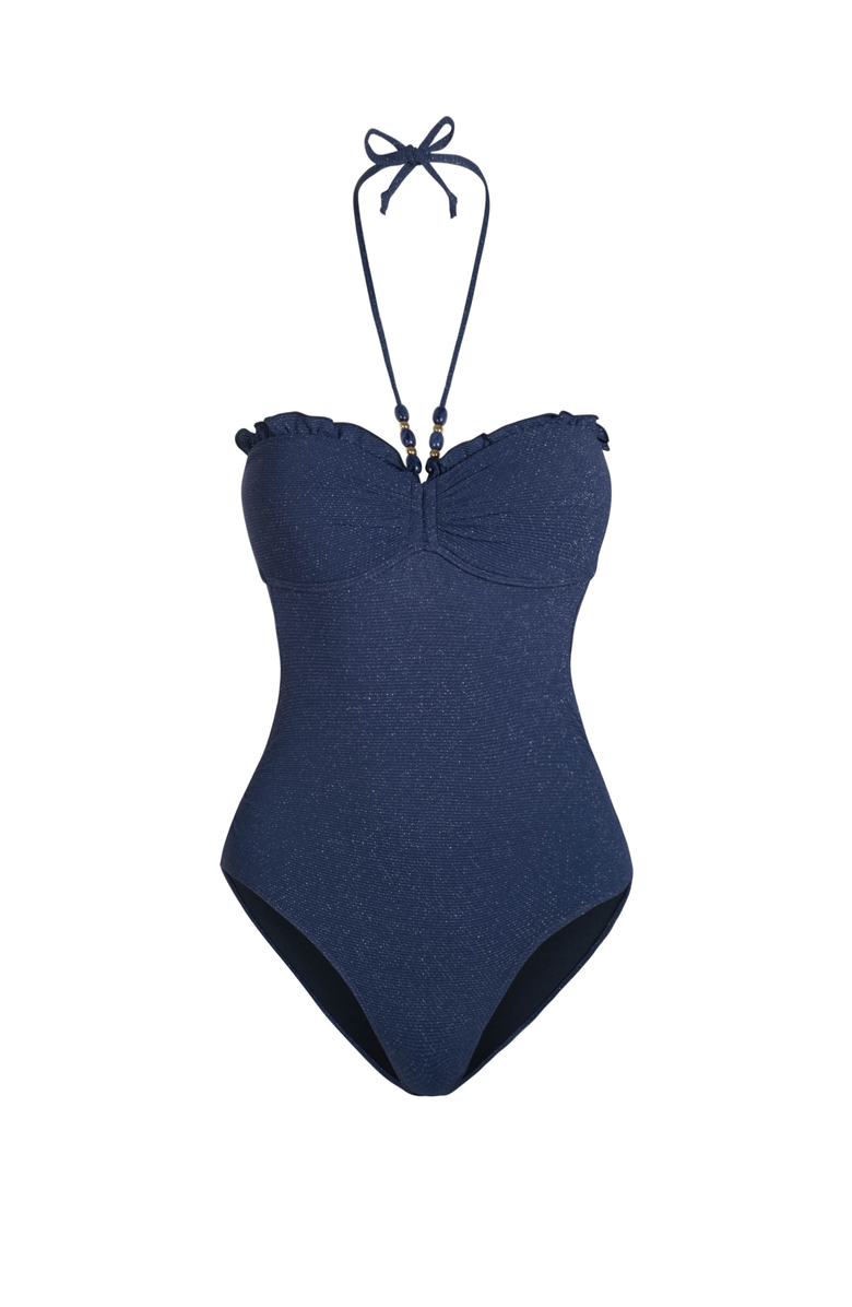 Change of Scenery Talia One Piece, Main, color, Marine Blue Metallic