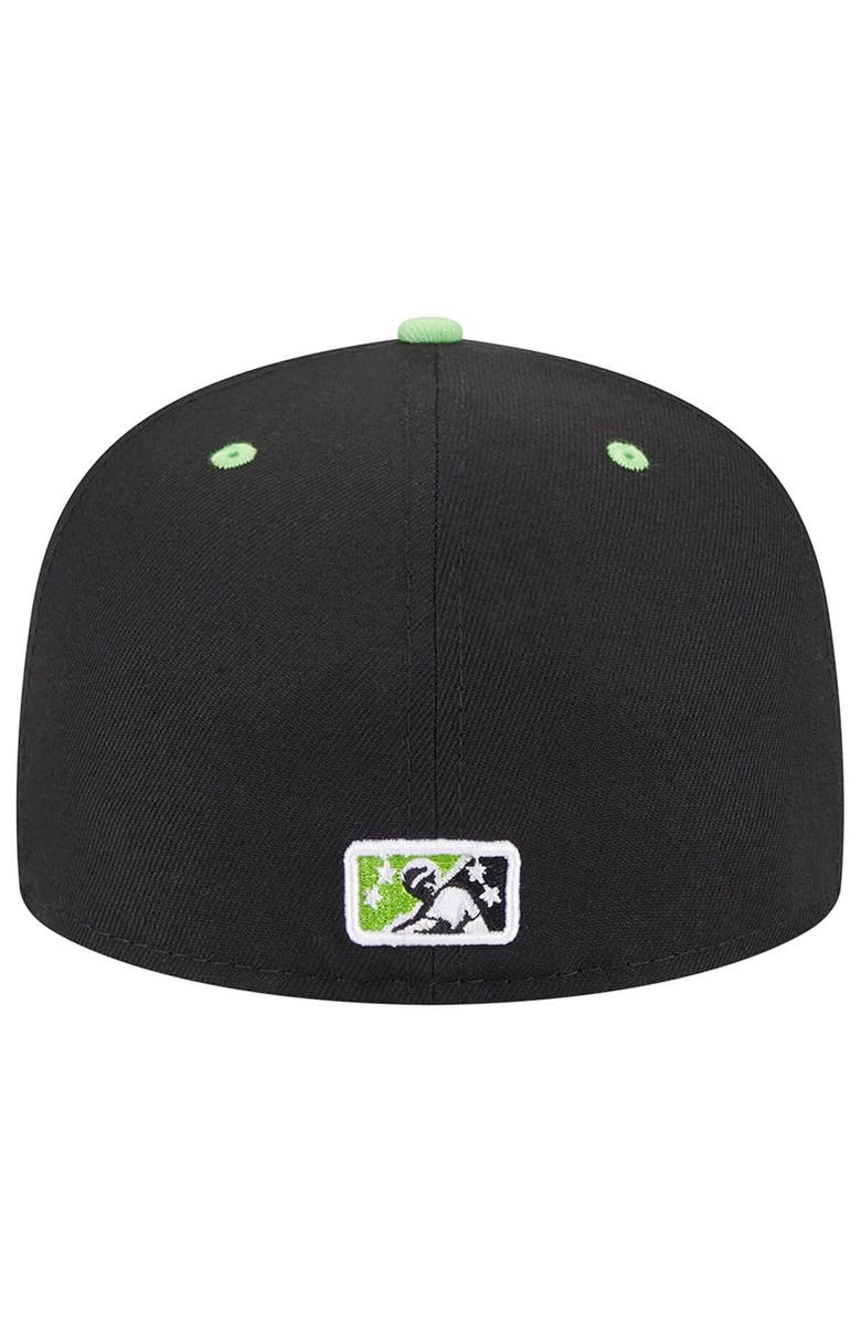 New Era Men's New Era Black Nashville Sounds Theme Nights Nashville Hot Chickens 59FIFTY Fitted Hat, Alternate, color,