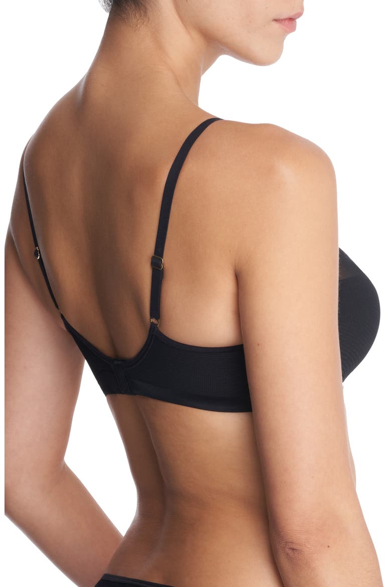Scope Balconette Underwire Contour Bra, Alternate, color, BLACK