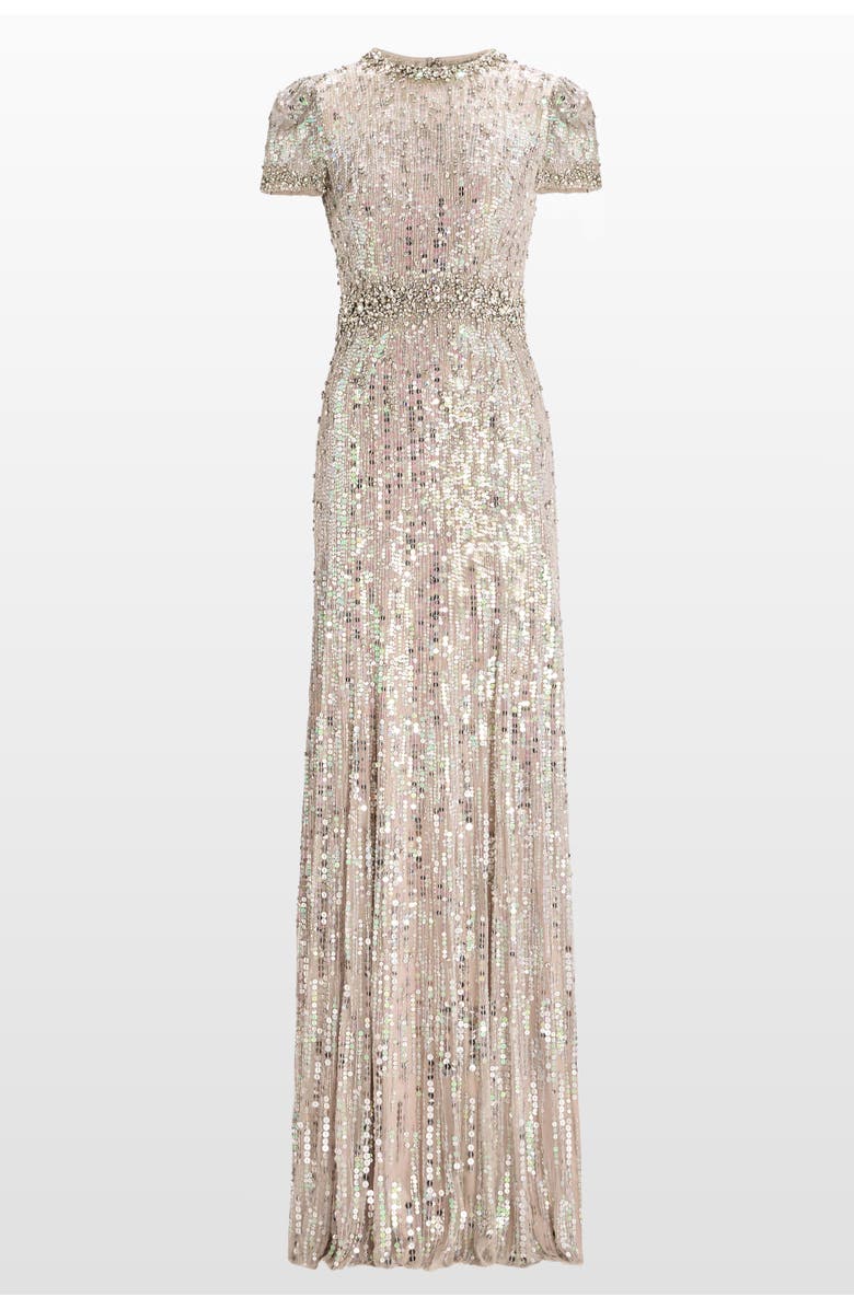 Jenny Packham Celeste Maxi Dress, Main, color, Mist