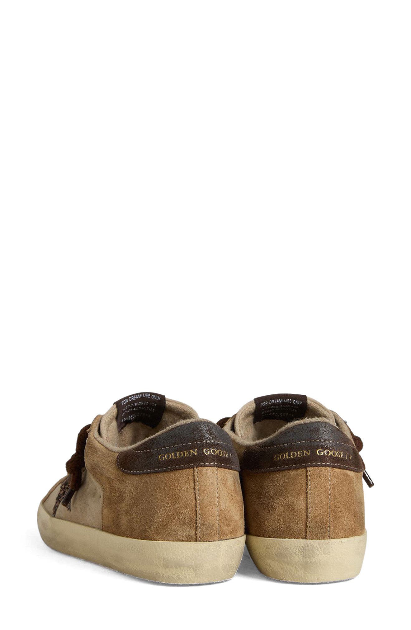 Golden Goose Super-Star Low Top Sneaker, Alternate, color, Beige/ Brown