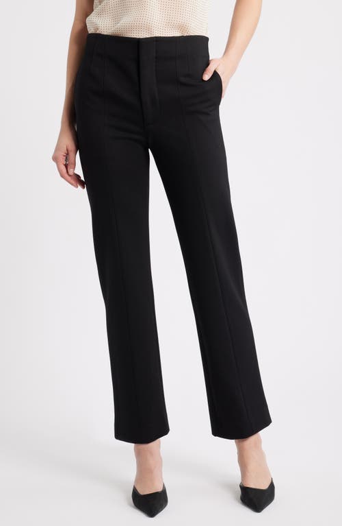 Frame Le Sleek Ankle Straight Leg Pants In Black