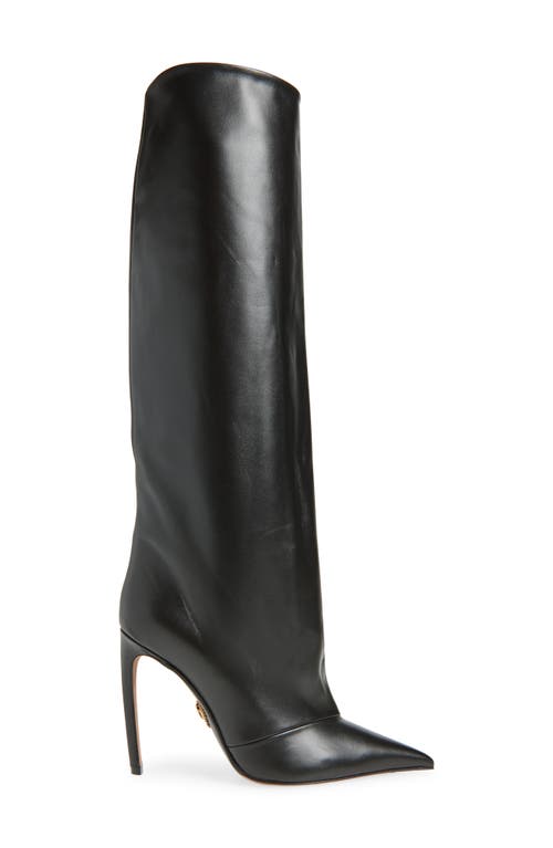 Dolce & Gabbana Women Black Leather Devotion Boots In Black