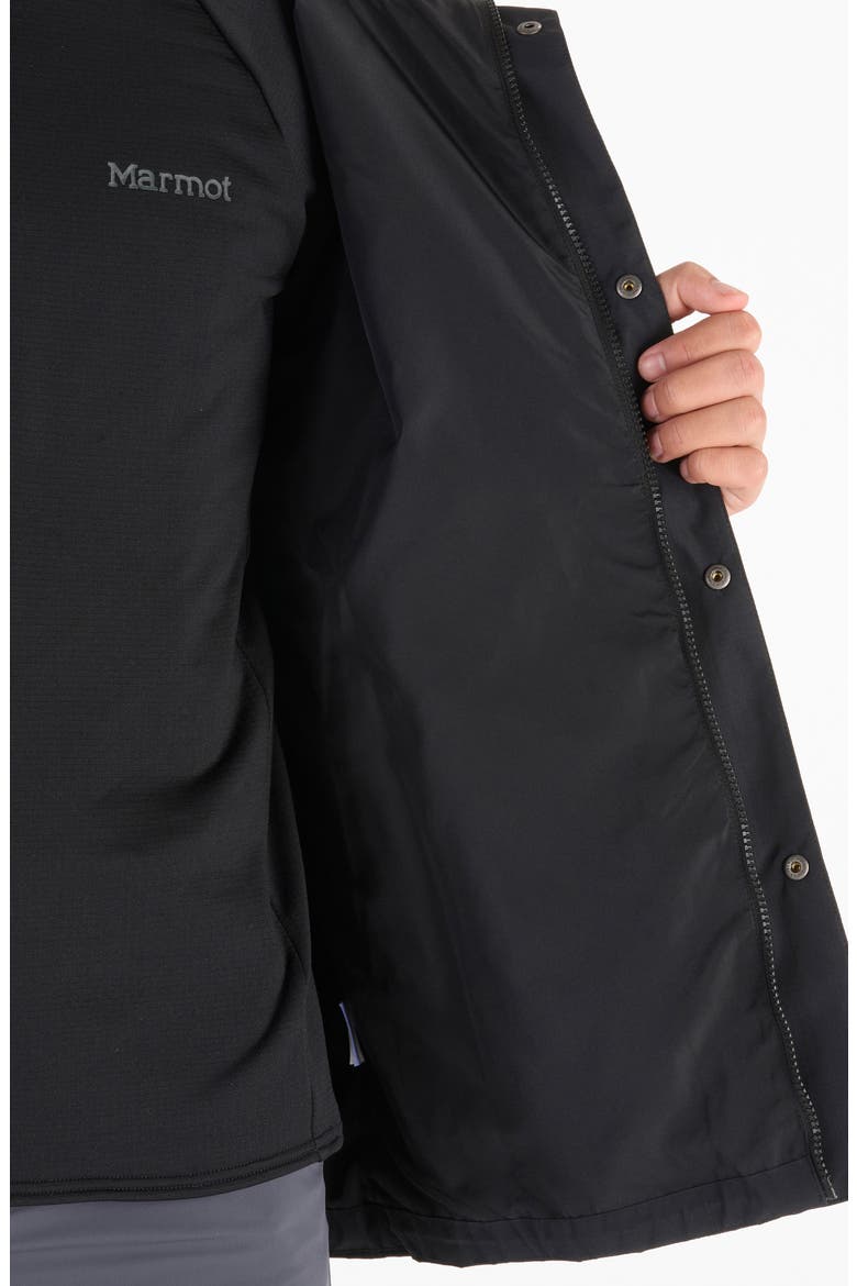 Cascade Waterproof Hooded Jacket, Alternate, color, BLACK