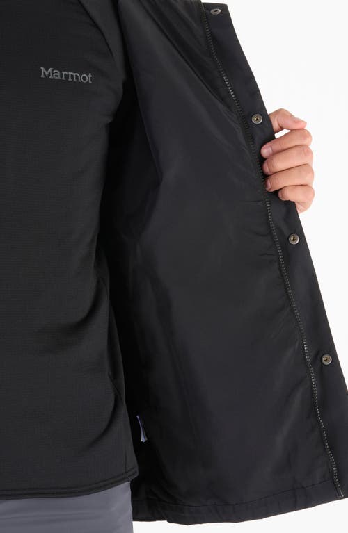 Marmot Cascade Waterproof Hooded Jacket In Black