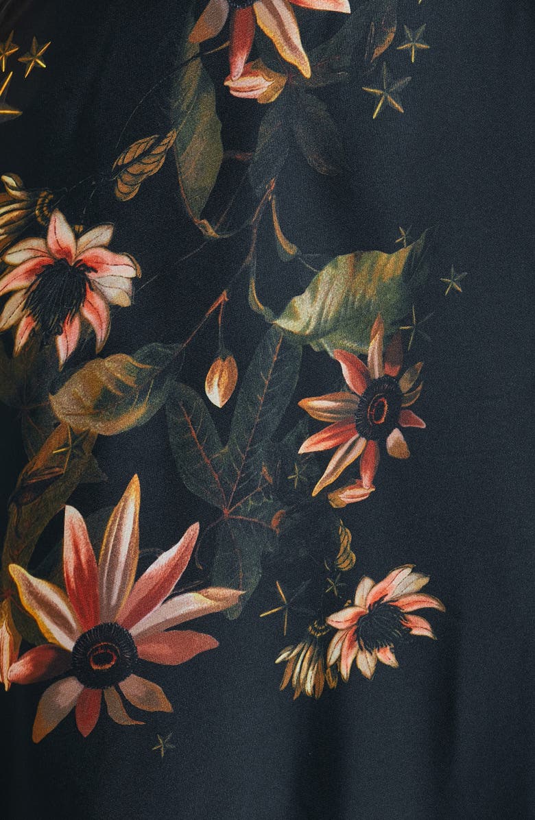 Estelle Moody Blooms Floral Halter Midi Dress, Alternate, color,