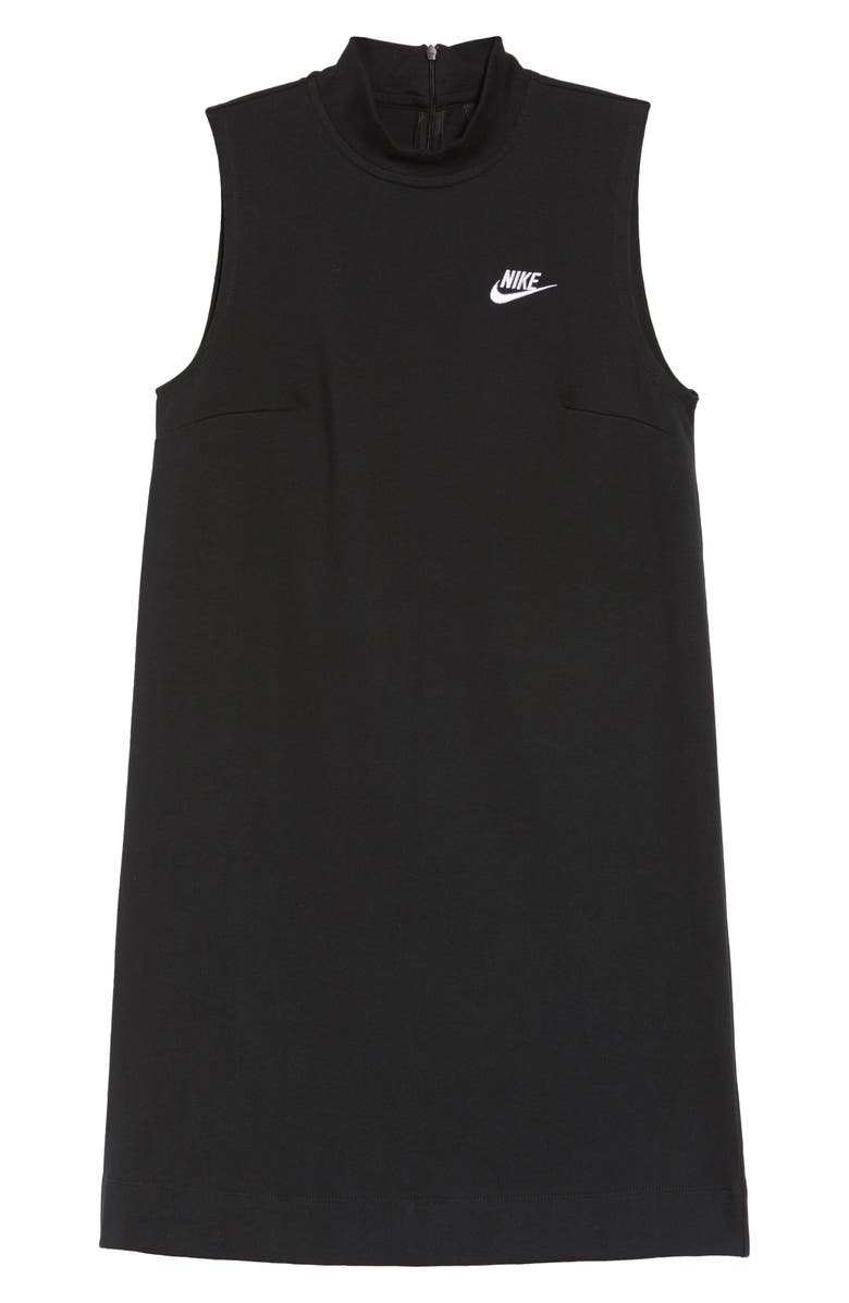 Nike Mock Neck Sleeveless Dress, Alternate, color,