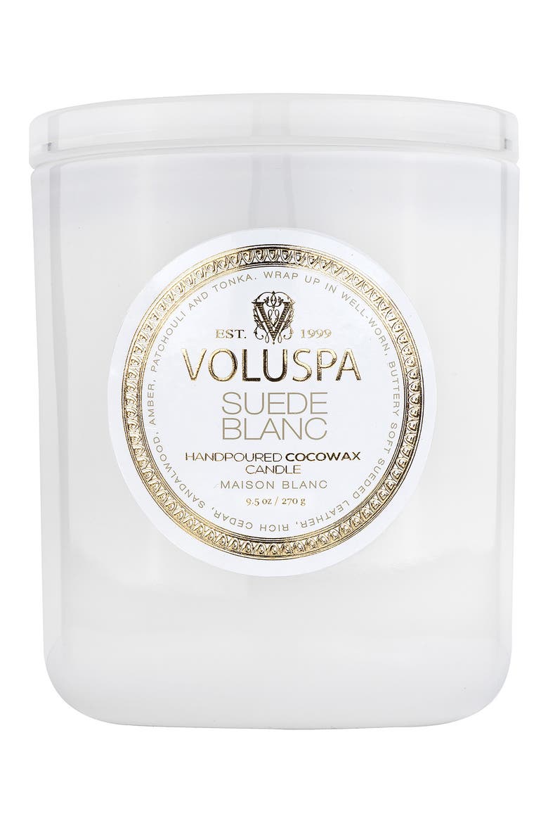 Suede Blanc Classic Candle, Alternate, color, SUEDE BLANC