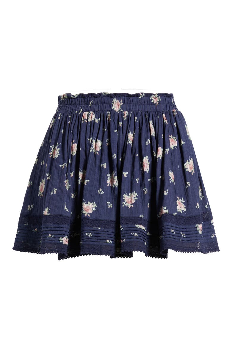 Kressler Print Miniskirt, Main, color, INK WASH