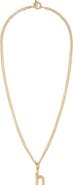 ROXANNE ASSOULIN The Puffy Initial Pendant Necklace