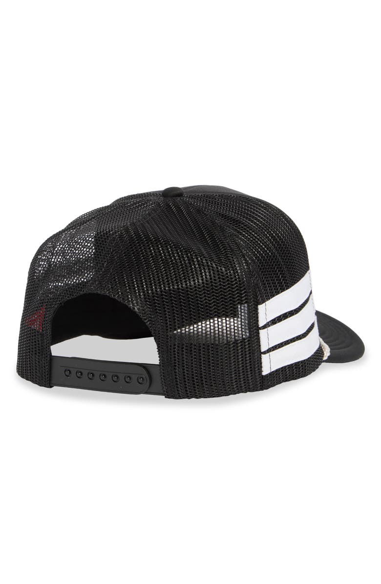 American Needle Foamy Talladega Trucker Cap, Alternate, color, Black