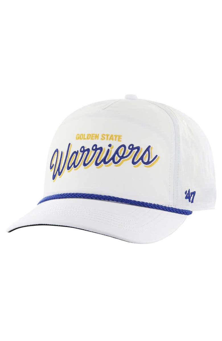 '47 Men's '47 White Golden State Warriors Fairway Hitch brrr Adjustable Hat, Main, color, White