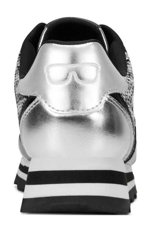 Karl Lagerfeld Paris Meade Platform Sneaker In Black