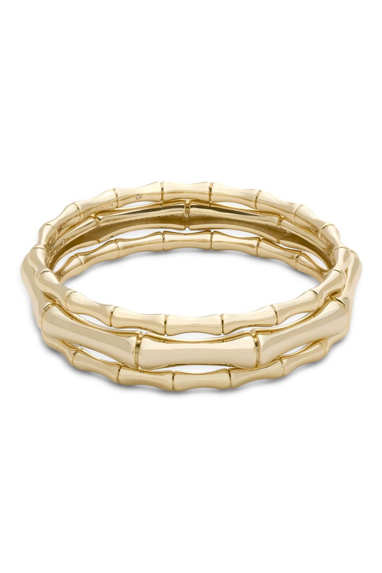 Chiara Set of 3 Bangles, Main, color, GOLD